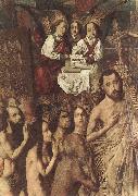Bartolome Bermejo Christ Leading the Patriarchs to the Paradise (detail) USA oil painting artist
